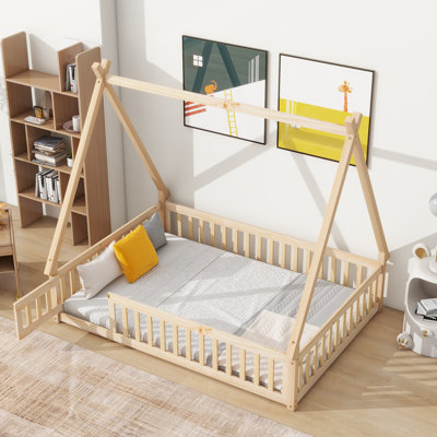 Arik Kids Tent-shaped Floor Bed Standard Platform Bed