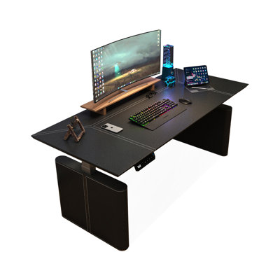 Rectangular Leather Standing desk
