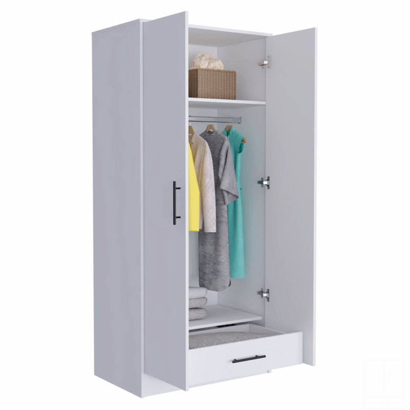 180 Armoire Beery, Chambre, Blanc
