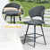 3 Pieces Patio Bar Table And Bar Stool Set