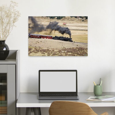 Cumbres et Toltec, train à vapeur près de Cumbres Pass, Colorado, États-Unis, art mural contemporain