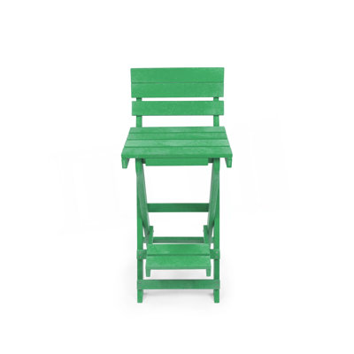 Tabouret de bar extérieur pliable en PEHD recyclé toutes saisons Harbour Point