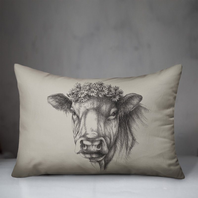 Housse de coussin rectangulaire en polyester 