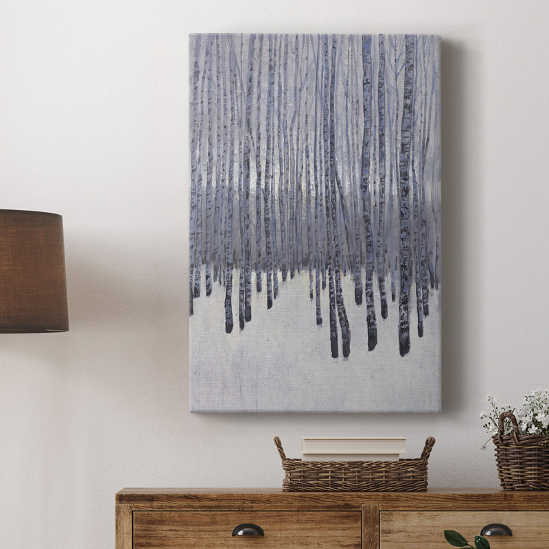 Bare Trees in Winter I -Custom Wrapped Gallery Cavas
