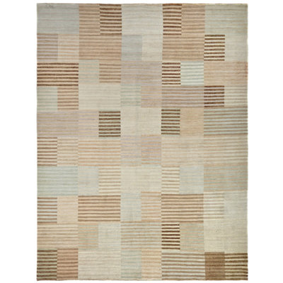 Tapis multicolore de haute qualité noué à la main