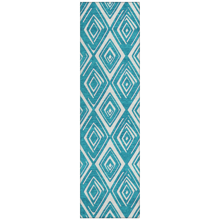 Cederick Washable Geometric Indoor / Outdoor Rug