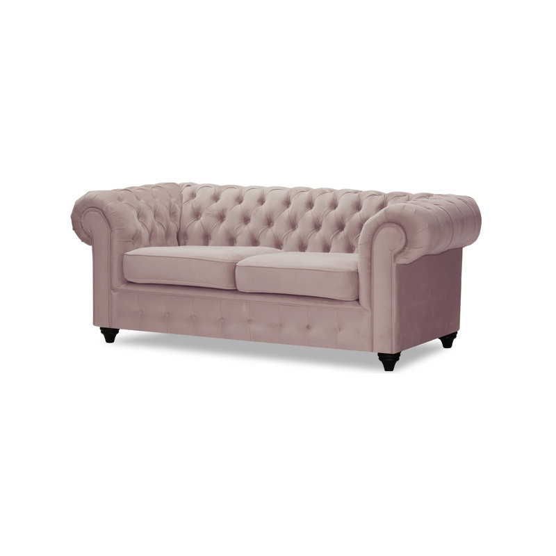 Alsey 3 Seater Sofa, 76" H x 192" W x 92" D, Flamingo