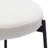 Brayam 17.3" Wide Modern Upholstered Dining Chair Set With Metal Frame-102401852