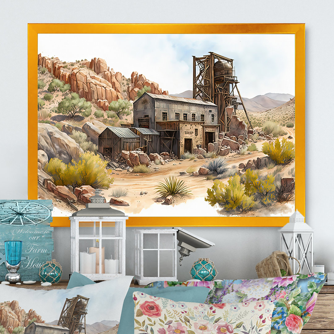 " Wild West Mine In Arizona III " Design Art