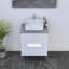 Meuble-lavabo simple 23,6 po avec plateau Kashden-2020718433