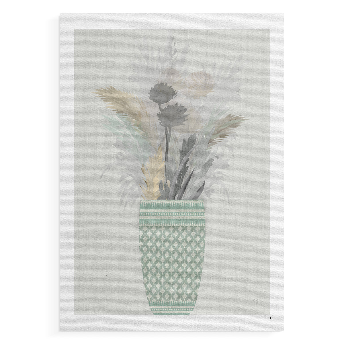 Ophelia & Co. Cattail Arrangement I -Canvas Print Only - NOT FRAMED ...