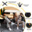 Chaise chauffante de camping, chaises longues de patio avec 3 niveaux de chaleur, chaise chauffante pliante portative