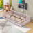 Twin Size Floor Bed With Fence-548498600