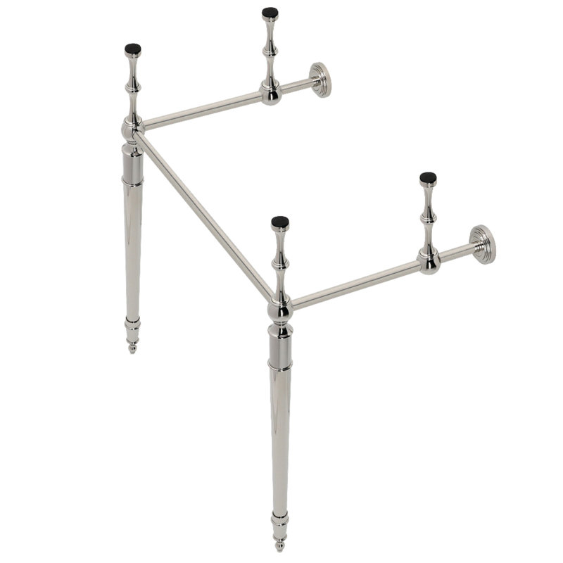 Kingston Brass Edwardian Brass Console Sink Legs, Polished Nickel