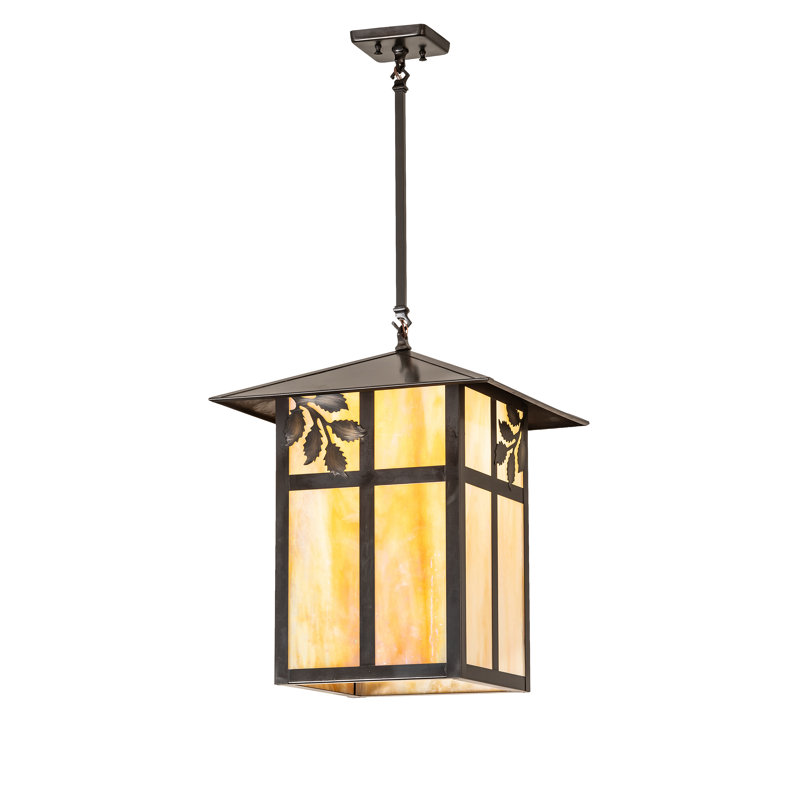 Luminaire suspendu carré à 1 lumière Seneca