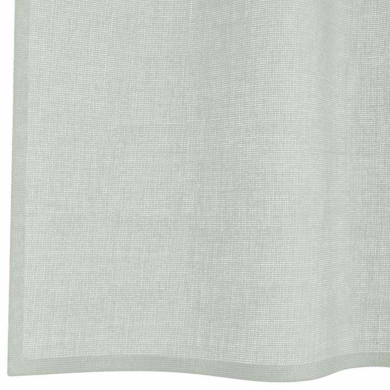Semi Sheer Curtain Pair, Light Grey, 140cm Width x 140cm Drop