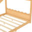 Grand lit au sol avec lattes de soutien, structure de lit en bois massif, aucun sommier et ouverture-731450689