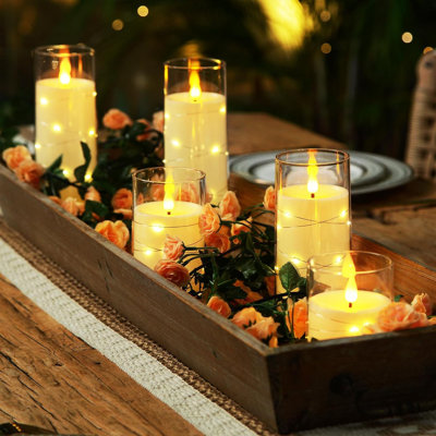 Unscented Flameless Pillar Candle