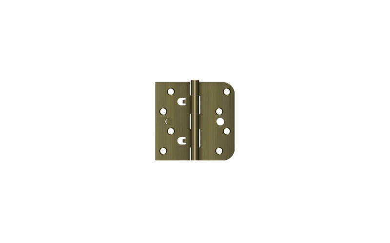 Steel Butt Bearing Hinge, Antique Brass