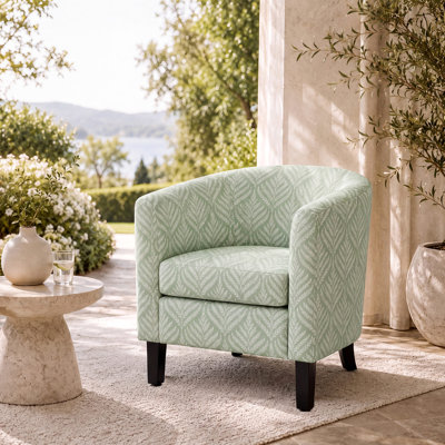 Fauteuil demi-tonneau Modern