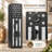 5-Rifle Gun Safe for Home, Compact Gun Cabinet with Electronic Lock, Removable Shelf, Pistol Storage & Adjustable Rifle Rack