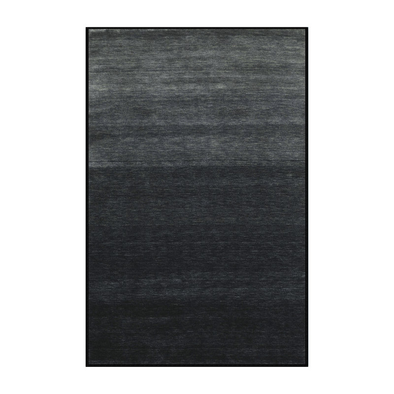 Tapis noir / gris Tamoa, Rectangle 2 pi x 5 pi