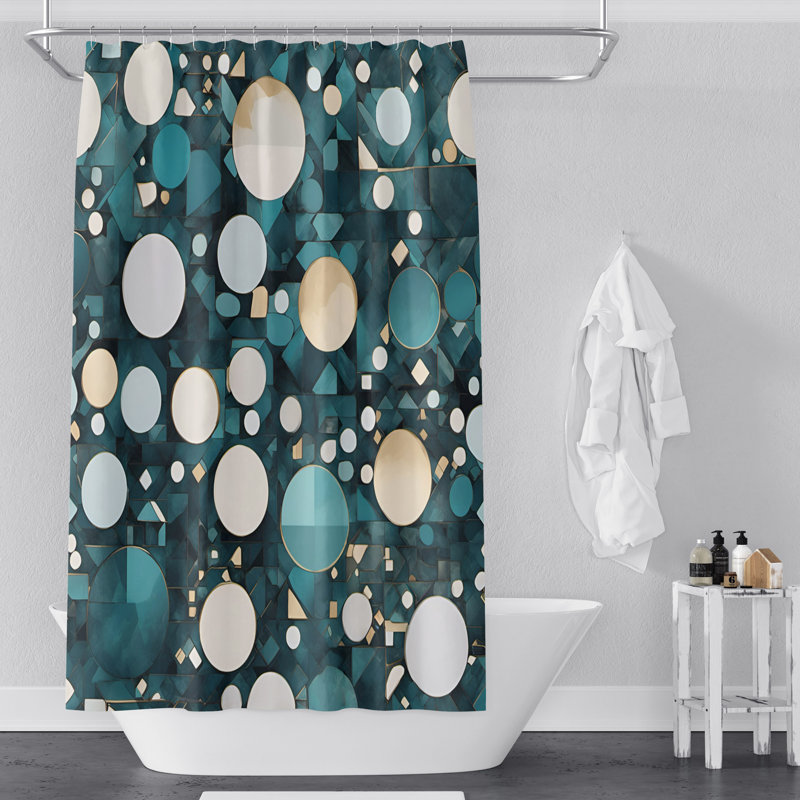 Rideau de douche Ludivine, H 72 po x l 70 po