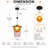 12.6" Basketball Pendant Light, Sports-Themed Glass Hanging Ceiling Light for Kids Bedroom, Game Room & Playroom