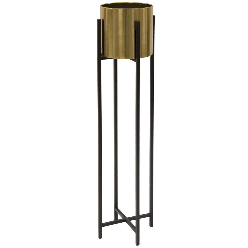 Alexanndra Metal Pot Planter, 121cm H x 29cm W x 29cm D