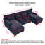 Canapé modulaire en chenille 112 po-7304208