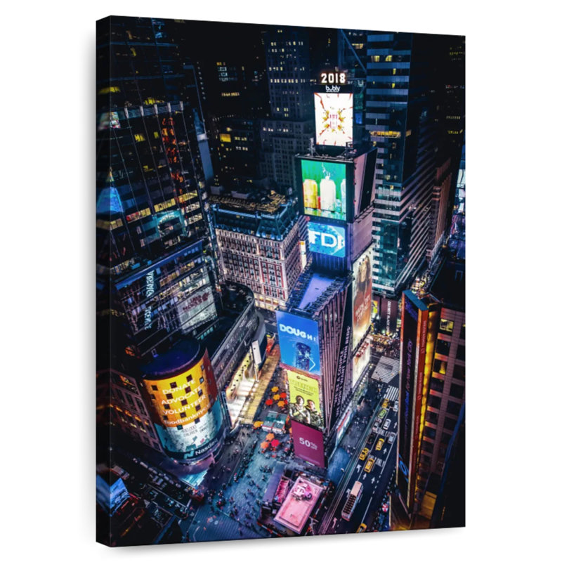 Aime New York Electronic Ads, 12" H x 8" W