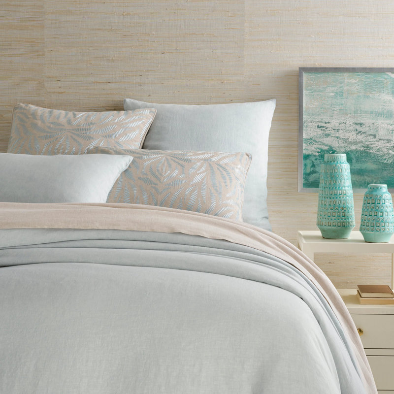 Lush Linen Duvet Cover, Sky, Twin/Twin XL Duvet Cover