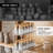 Pull Out Spice Rack Organizer For Cabinets - Chrome, Sliding, Double Tier, Space-Saving Design