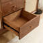 Vitrine simple en rotin