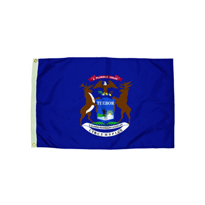 Ebben Double Sided 1.5'' H x 6.25'' W Nylon House Flag
