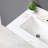 Bathroom Sink Vanity Top - 31 Inch White Marble, 4" High Backsplash, Water Damage Protection, Sintered Stone 31" Rectangular Sink, Absorption Prevention, Pre-Drilled Faucet Hole, Construction-611017069