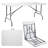 72" Plastic Rectangular Folding Table