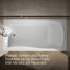Mariposa 72" x 36" Alcove Whirlpool Acrylic Heater Bathtub-6952491-89286523
