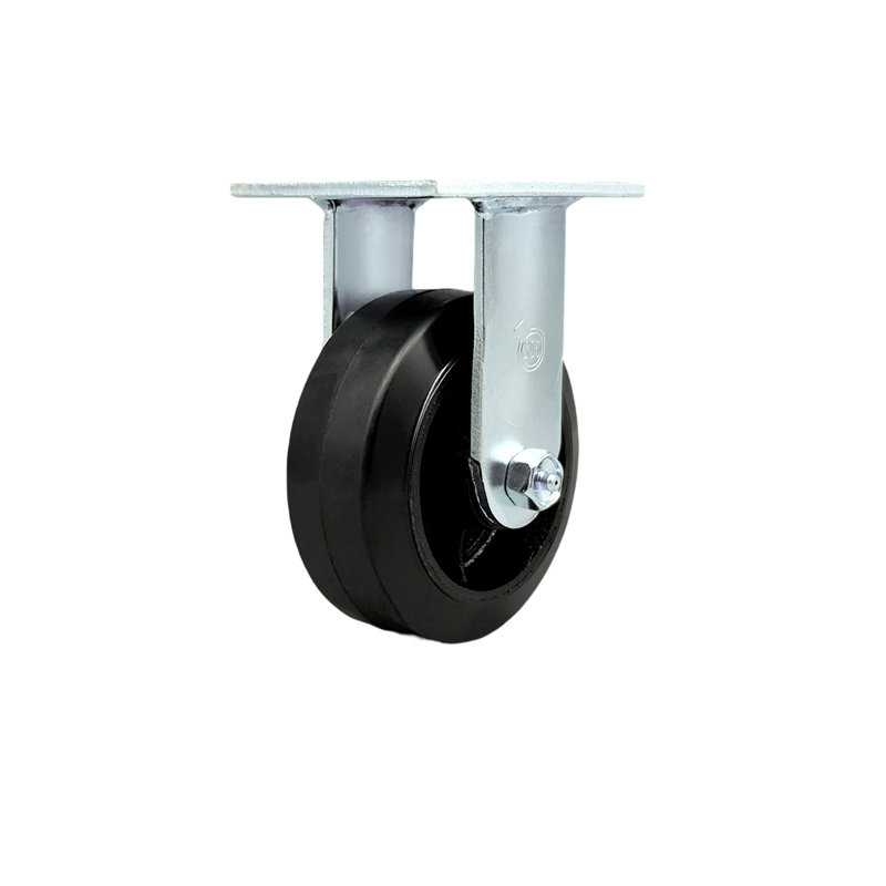 Rubber on Steel Caster