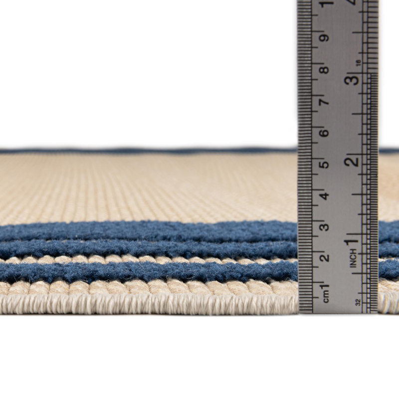 Tanki Aruba Indoor/Outdoor Rug, Round 5'3"
