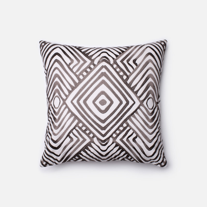 Geometric Cotton Reversible Pillow Cover