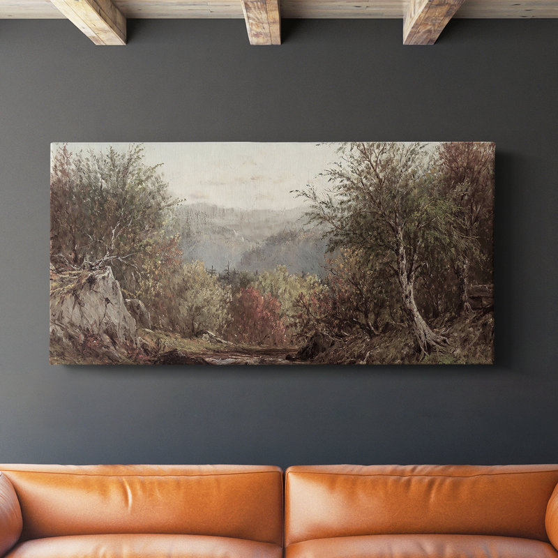 Série paysage - DC XXXVII - Toile tendue avec châssis - Prêt à accrocher, H 16 po x l 32 po