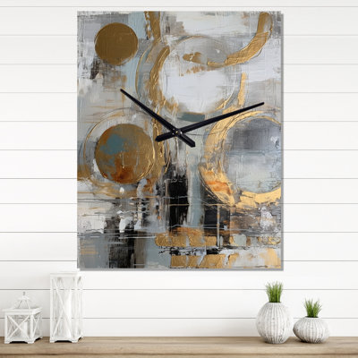 Janeisha - Modern Midcentury Wall Clock
