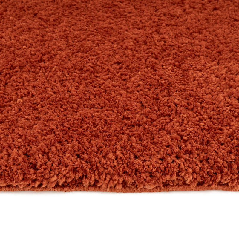 Solid Colour Machine Tufted Shag Area Rug, 200cm x 290cm