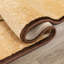 Tapis brun / beige en polypropylène tissé à la machine Giselly-88763727