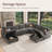 Anureet Modular U-Shaped Sectional with Storage Ottoman-642338536-616518885