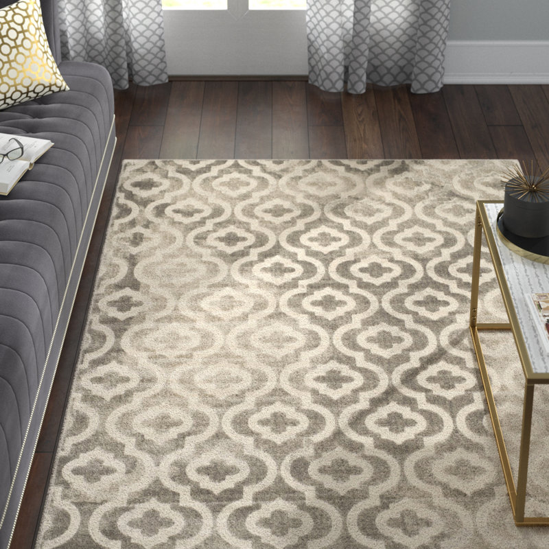 Tapis à motif abstrait Dominy Porcello, Rectangle 3 pi x 5 pi
