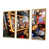 Toile avec cadre flottant or