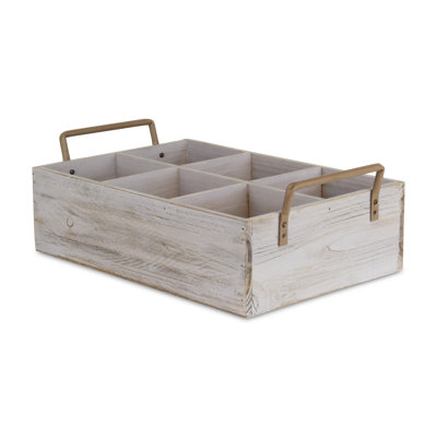 Caisse en bois 6 compartiments