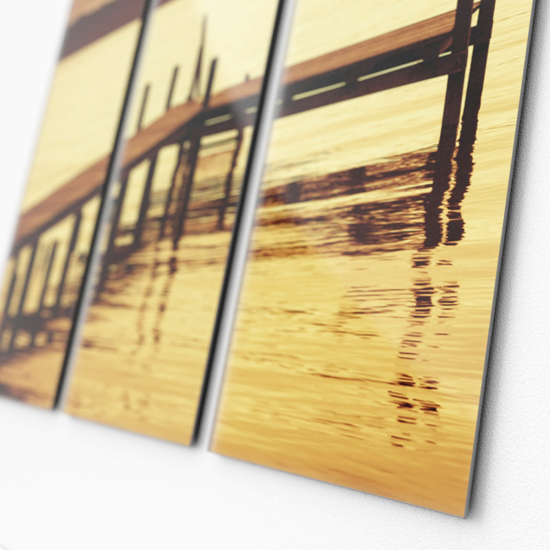 3 Piece No Frame Painting on Glass